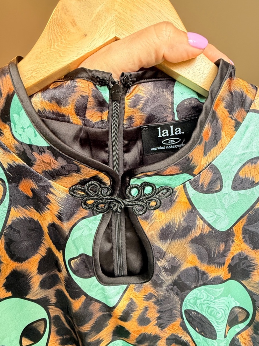 Dressed in Lala Alien fringe dress